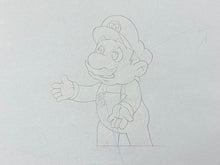 Load image into Gallery viewer, The Super Mario Bros. Super Show! (1989) - Original Animation Drawing of Mario
