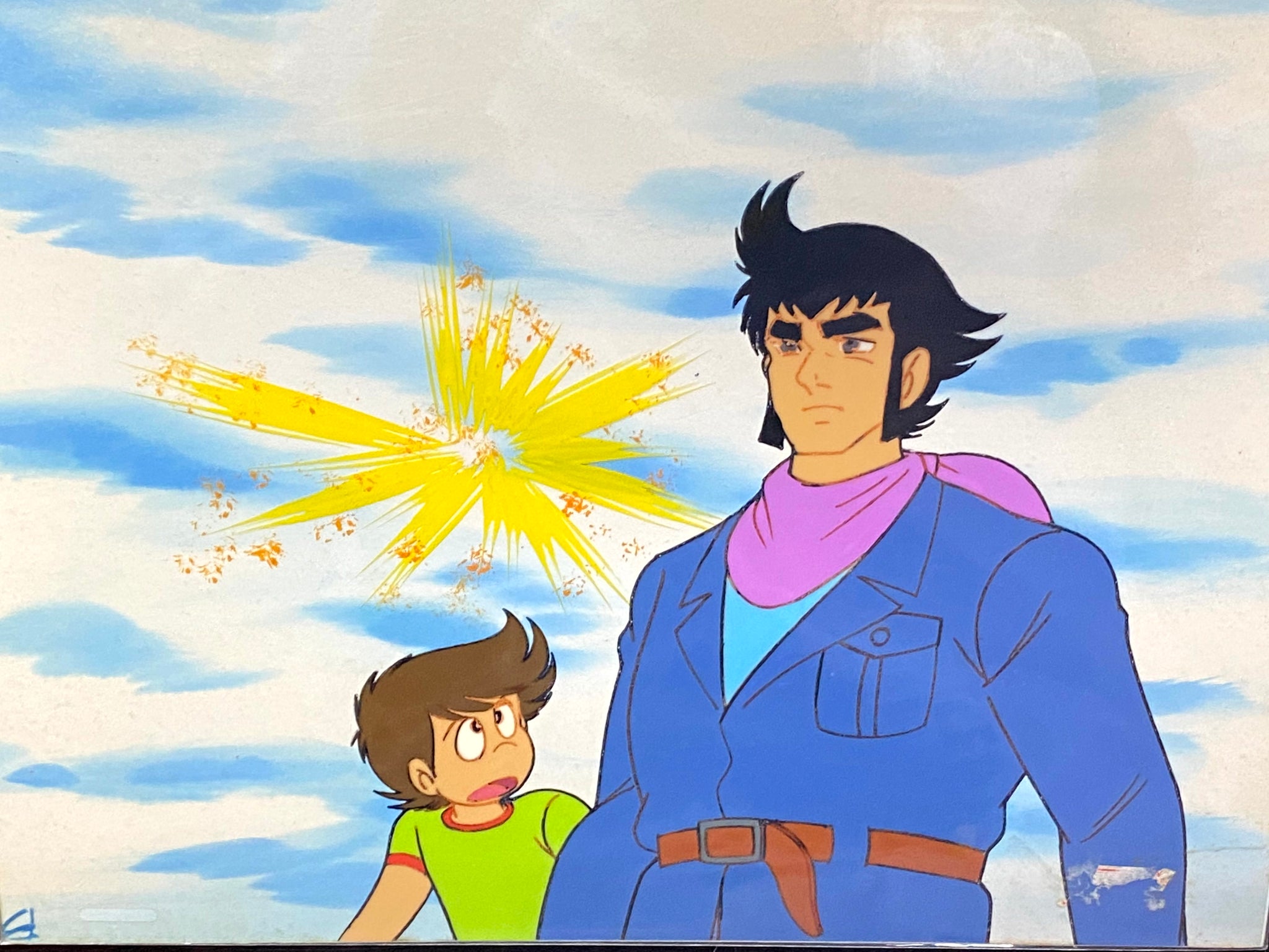 Great Mazinger - Original animation cel of Tetsuya Tsurugi