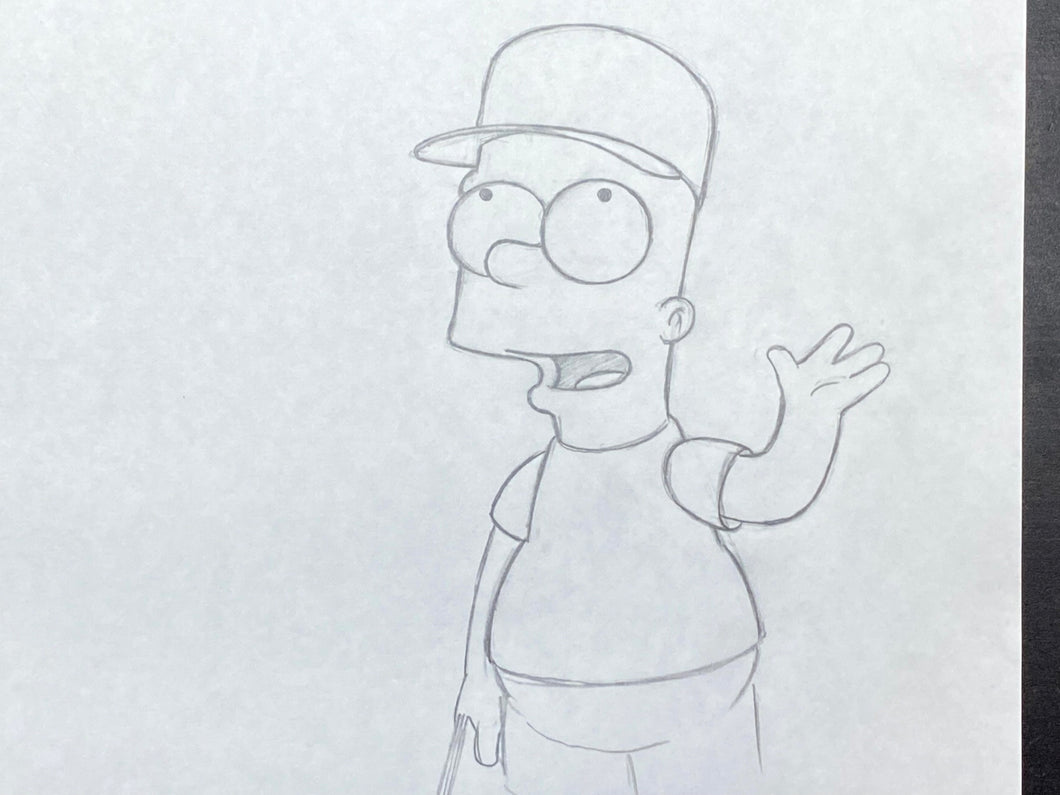 The Simpsons - Original drawing of Bart Simpson