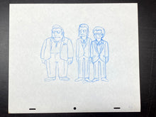 Load image into Gallery viewer, The Simpsons - Original drawing of Fat Tony, Louie and Legs
