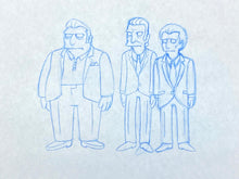 Load image into Gallery viewer, The Simpsons - Original drawing of Fat Tony, Louie and Legs
