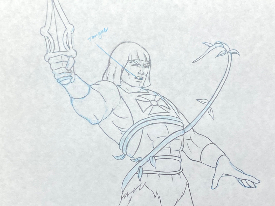 He-Man and the Masters of the Universe - Original drawing of He-Man