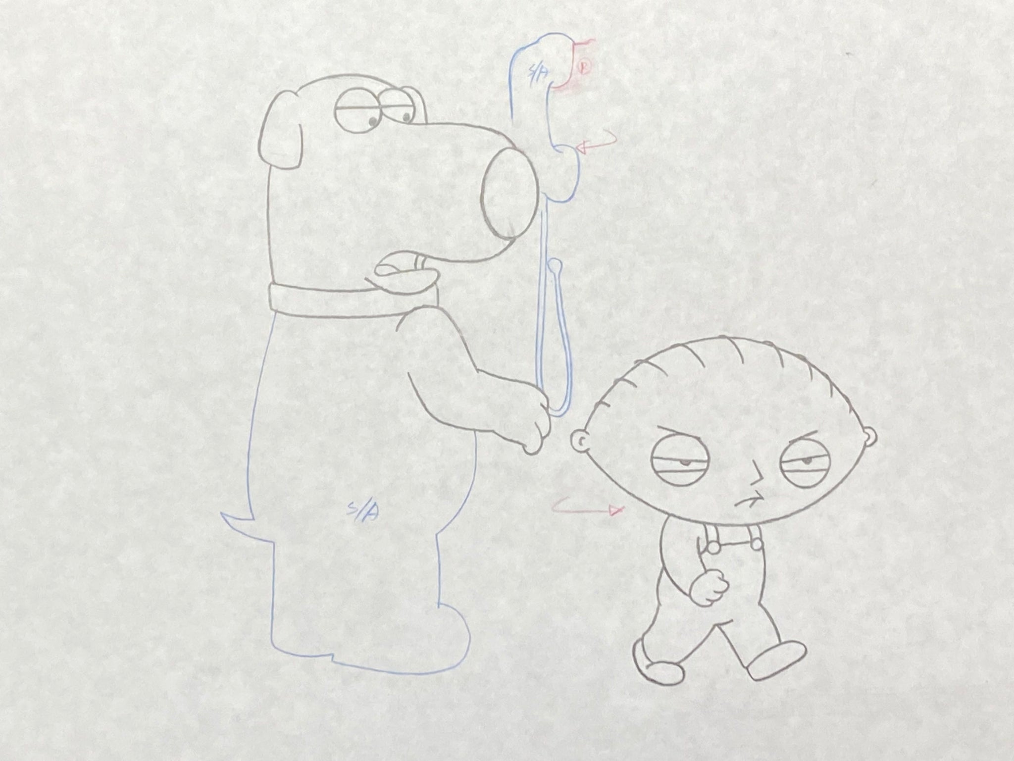 Family Guy Original animation drawing certificated Episode