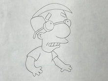 Load image into Gallery viewer, The Simpsons - Original drawing of Milhouse Van Houten
