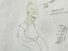 Load image into Gallery viewer, The Simpsons - Original drawing of Homer Simpson
