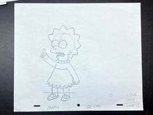 Load image into Gallery viewer, The Simpsons - Original drawing of Lisa Simpson
