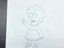 Load image into Gallery viewer, The Simpsons - Original drawing of Lisa Simpson
