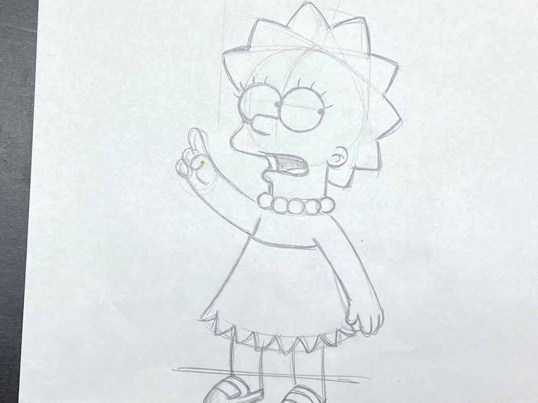 The Simpsons - Original drawing of Lisa Simpson