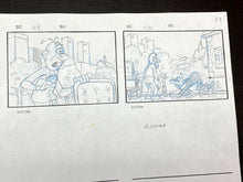 Load image into Gallery viewer, Mortadelo y Filemon (1995) - Original Production Storyboard Drawing
