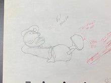 Load image into Gallery viewer, Officer Duck (Walt Disney, 1939) - Donald Duck Animation Drawing
