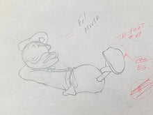 Load image into Gallery viewer, Officer Duck (Walt Disney, 1939) - Donald Duck Animation Drawing
