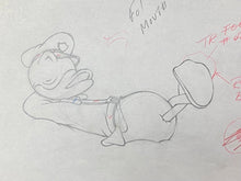 Load image into Gallery viewer, Officer Duck (Walt Disney, 1939) - Donald Duck Animation Drawing
