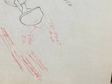 Load image into Gallery viewer, Officer Duck (Walt Disney, 1939) - Donald Duck Animation Drawing
