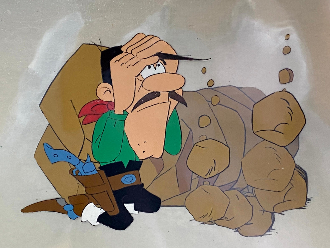 Lucky Luke - Original animation cel of The Daltons (1984)