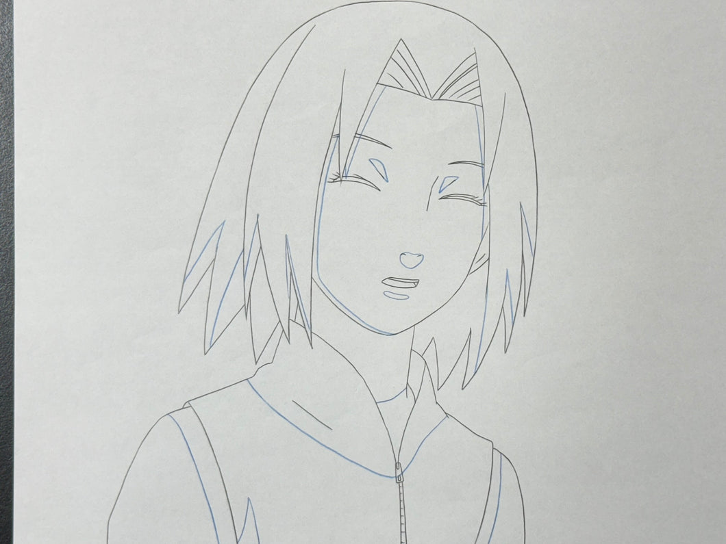 Naruto - Original drawing of Sakura Haruno, in color