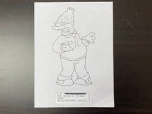 Load image into Gallery viewer, The Simpsons - Original drawing of Abraham Simpson, 1998
