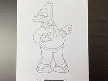 Load image into Gallery viewer, The Simpsons - Original drawing of Abraham Simpson, 1998
