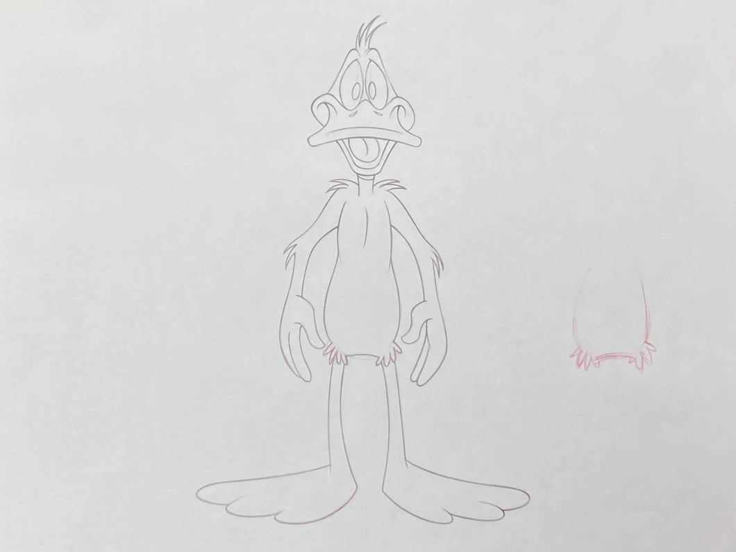 Looney Tunes - Original drawing of Daffy Duck (XL big size)