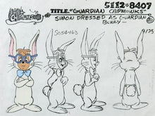Load image into Gallery viewer, Alvin and the Chipmunks (1983 TV series) - Original animation model cel
