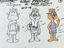 Load image into Gallery viewer, Alvin and the Chipmunks (1983 TV series) - Original animation model cel
