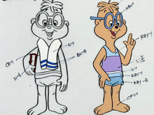 Load image into Gallery viewer, Alvin and the Chipmunks (1983 TV series) - Original animation model cel
