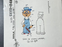 Load image into Gallery viewer, Alvin and the Chipmunks (1983 TV series) - Original animation model cel
