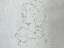 Load image into Gallery viewer, The Simpsons - Original drawing of Lurleen Lumpkin (Episode: Colonel Homer, 1992)
