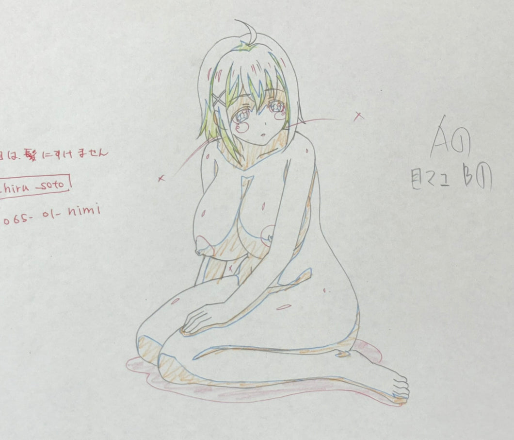 Valkyrie Drive (ヴァルキリードライヴ) - Original animation drawing of Nimi Minimi