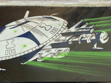 Load image into Gallery viewer, Captain Future - Original Panoramic Animation Cel, with master painted background
