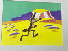 Load image into Gallery viewer, Looney Tunes - Original animation cel of Wile E. Coyote, Framed
