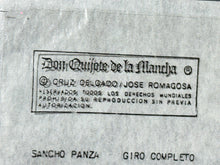 Load image into Gallery viewer, Don Quijote de La Mancha (1979) - Original animation model cel of Sancho Panza
