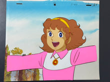 Load image into Gallery viewer, Lalabel, the Magical Girl (1981) - Original animation cel with painted background
