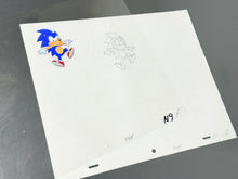 Load image into Gallery viewer, Sonic the Hedgehog - Original Animation cel and drawing
