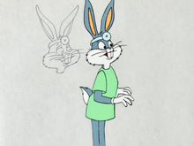 Load image into Gallery viewer, Looney Tunes &amp; Merrie Melodies (1960/69) - Original Animation Cel and Drawing of Bugs Bunny
