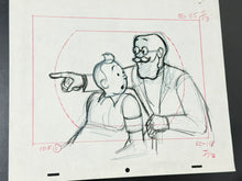 Load image into Gallery viewer, Tintin - Original animation drawing of Tintin (On a marché sur la Lune)
