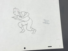 Load image into Gallery viewer, Tintin - Original animation drawing of Tintin (On a marché sur la Lune)
