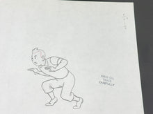 Load image into Gallery viewer, Tintin - Original animation drawing of Tintin (On a marché sur la Lune)
