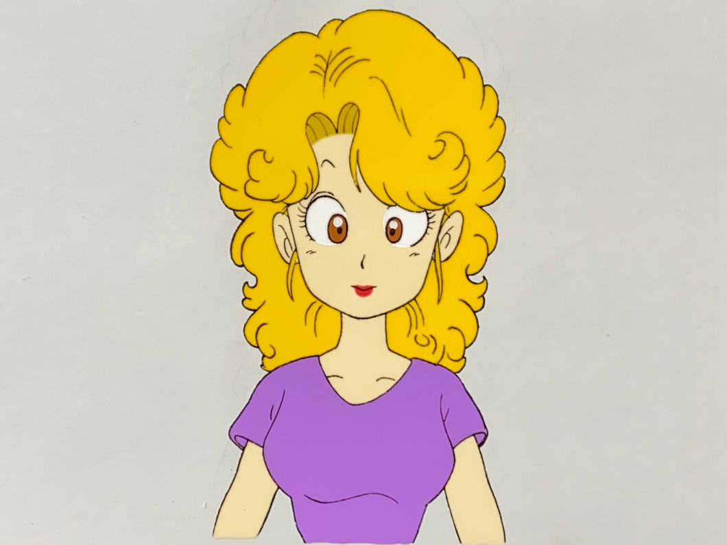 Dr. Slump (1980) - Original animation cel and drawing of Midori Norimaki