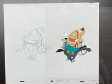 Load image into Gallery viewer, The Huckleberry Hound Show (1958) - Original cel and drawing of Huckleberry Hound
