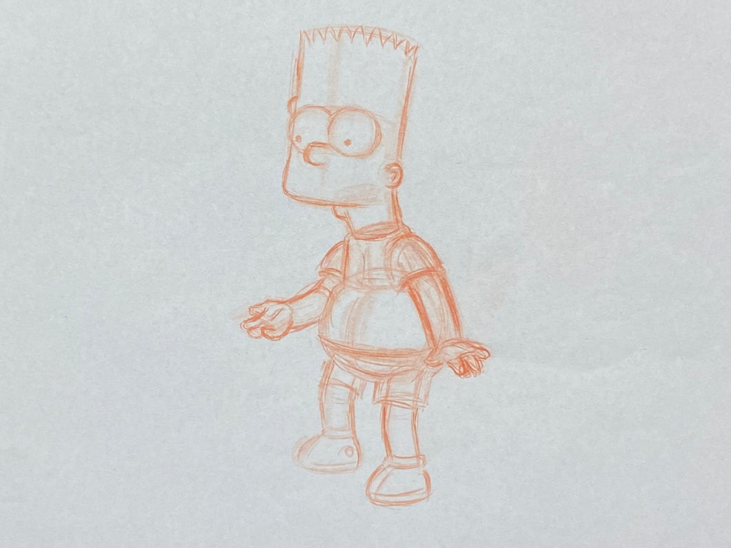 The Simpsons - Original drawing of Bart Simpson