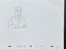 Load image into Gallery viewer, The Simpsons - Original drawing of Kent Brockman
