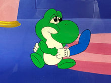 Load image into Gallery viewer, The Super Mario Bros. Super Show! (1989) - Original Animation Cel of Yoshi
