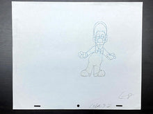 Load image into Gallery viewer, The Super Mario Bros. Super Show! (1989) - Original Animation Drawing of Luigi
