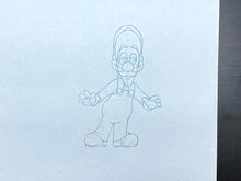 Load image into Gallery viewer, The Super Mario Bros. Super Show! (1989) - Original Animation Drawing of Luigi
