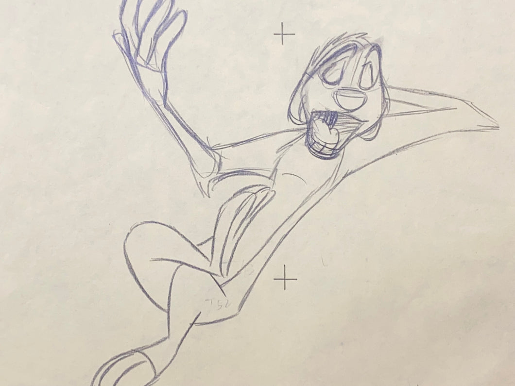 Lion King - Original Animation Drawing of Timon