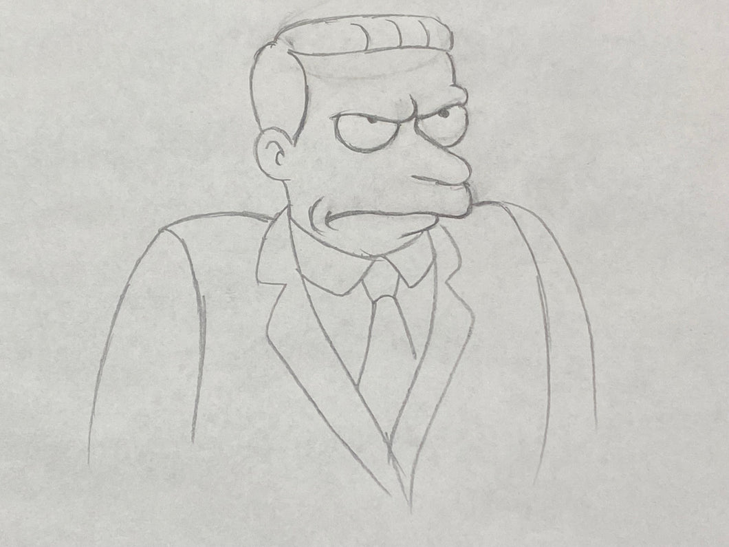 The Simpsons - Original drawing of Lionel Hutz