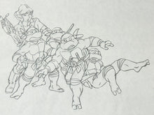 Load image into Gallery viewer, Teenage Mutant Ninja Turtles (1987 TV series) - Original animation drawing

