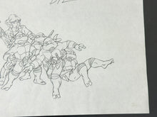 Load image into Gallery viewer, Teenage Mutant Ninja Turtles (1987 TV series) - Original animation drawing
