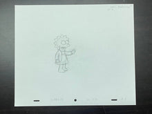 Load image into Gallery viewer, The Simpsons - Original drawing of Lisa Simpson
