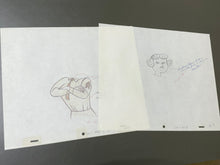 Load image into Gallery viewer, Laurel and Hardy (1966) - 2 x Original animation drawings

